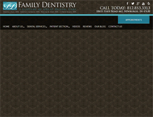Tablet Screenshot of newburghindentist.com